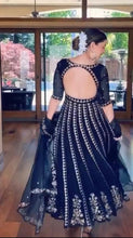 Load image into Gallery viewer, Esha Koul -Black Anarkali Sharara set - The Grand Trunk