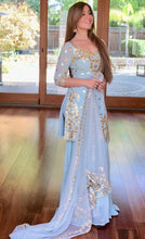 Load image into Gallery viewer, Esha Koul - Ice Blue Sharara set - The Grand Trunk