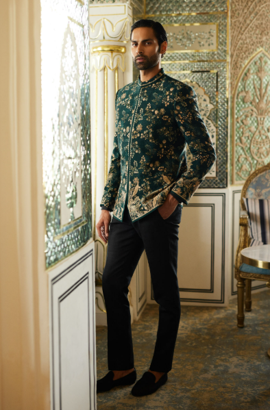 Anita Dongre Javin Bandhgala - Green