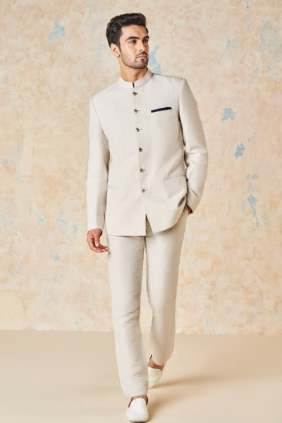 Anita Dongre Arman Bandhgala - Natural