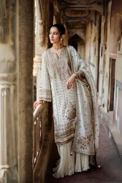 Idhaya Gota Patti Mul Sharara Set - The Grand Trunk