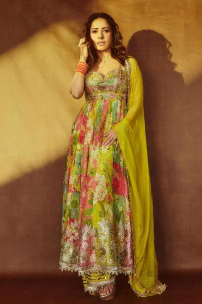 Nushrat Bharuccha in Nushrratt Anarkali Set - The Grand Trunk