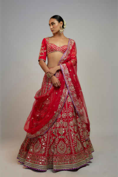 Golconda Jasmin lehenga set - The Grand Trunk