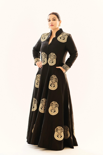 Vidya Balan in Golconda Aadhya Jacket Pant Set - The Grand Trunk
