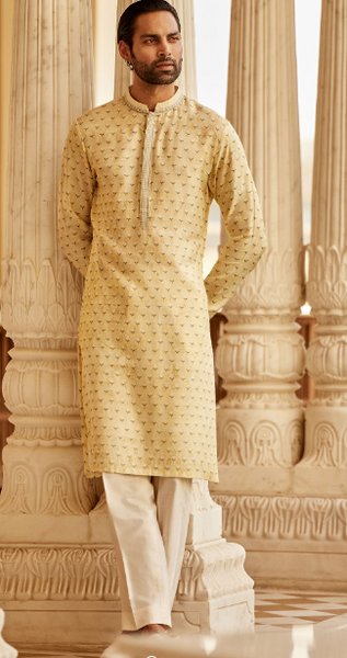 Anita Dongre Bourag Kurta - Yellow