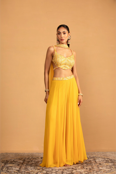 Yellow Palazzo Set - The Grand Trunk