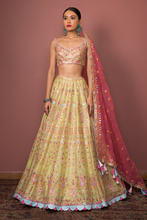 Load image into Gallery viewer, GREEN LEHENGA SET - The Grand Trunk