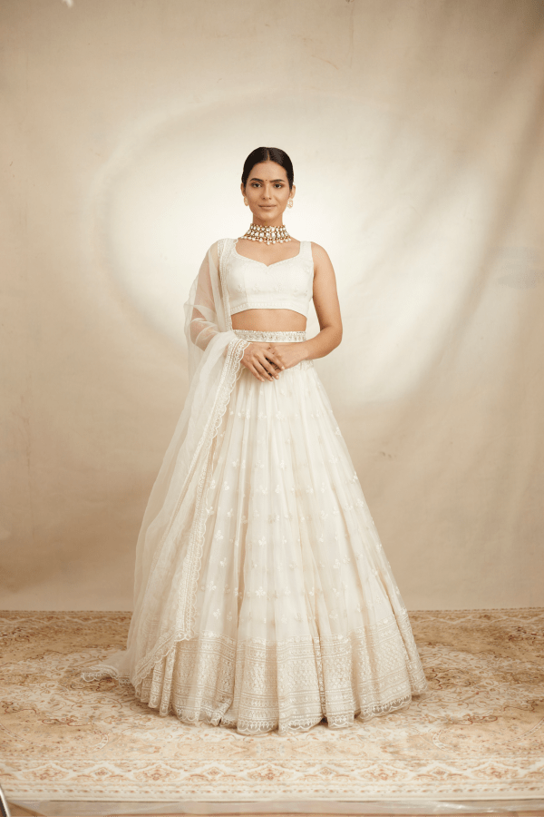 Bridal White Organza Puff Sleeve Shift Dress | PrettyLittleThing KSA