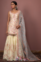Load image into Gallery viewer, LEMON YELLOW GHARARA SET - The Grand Trunk