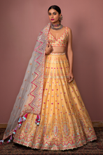 Load image into Gallery viewer, ORANGE LEHENGA SET - The Grand Trunk