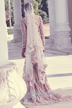 Load image into Gallery viewer, IVORY JACKET STYLE KURTA AND GHARARA SET - The Grand Trunk