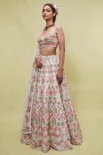 Load image into Gallery viewer, IVORY NET LEHENGA SET - The Grand Trunk