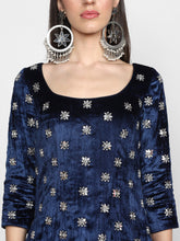 Load image into Gallery viewer, Abhinav Mishra  Navy Blue  Sharara Set - The Grand Trunk