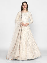 Load image into Gallery viewer, Abhinav Mishra  Off White  Anarkali Set - The Grand Trunk
