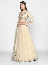 Load image into Gallery viewer, Abhinav Mishra  Beige Lehenga Set - The Grand Trunk
