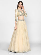 Load image into Gallery viewer, Abhinav Mishra  Beige Lehenga Set - The Grand Trunk
