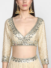 Load image into Gallery viewer, Abhinav Mishra  Beige Lehenga Set - The Grand Trunk