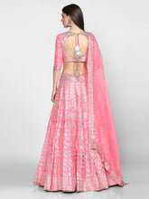 Load image into Gallery viewer, Abhinav Mishra  Pink Lehenga Set - The Grand Trunk