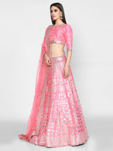 Load image into Gallery viewer, Abhinav Mishra  Pink Lehenga Set - The Grand Trunk