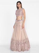 Load image into Gallery viewer, Abhinav Mishra Light Lilac  Lehenga Set - The Grand Trunk