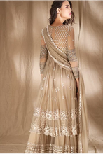 Load image into Gallery viewer, Astha Narang Grey Cream With Threadwork Jacket - The Grand Trunk