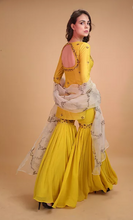 Load image into Gallery viewer, Astha Narang Yellow Mustard Kurta With Sharara - The Grand Trunk
