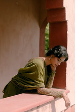 Load image into Gallery viewer, Astha Narang Parrot Green Angrakha - The Grand Trunk