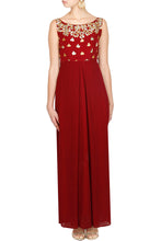 Load image into Gallery viewer, Maroon gota pati gown - The Grand Trunk