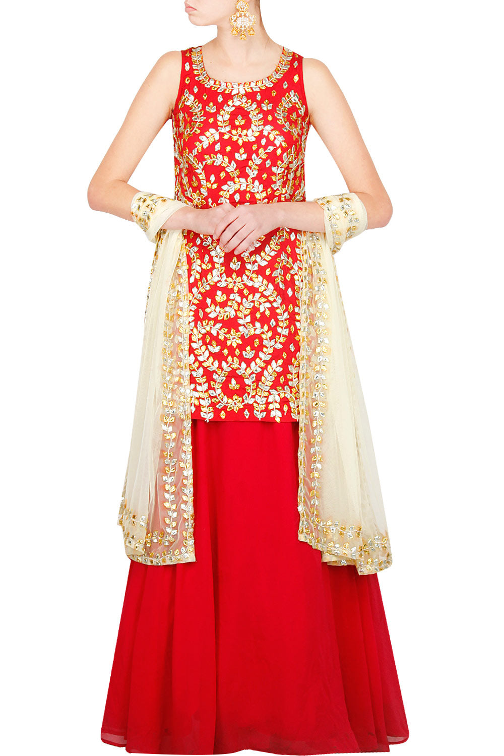 Magenta lengha set - The Grand Trunk