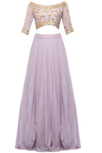 Load image into Gallery viewer, Lavender lengha set - The Grand Trunk