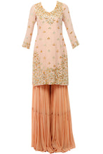 Load image into Gallery viewer, Baby pink sharara set - The Grand Trunk