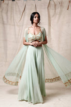 Load image into Gallery viewer, Mint green  cape set - The Grand Trunk
