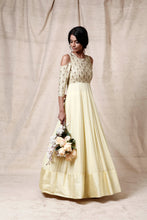 Load image into Gallery viewer, Light yellow anarkali - The Grand Trunk