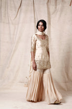 Load image into Gallery viewer, cream sharara  set - The Grand Trunk