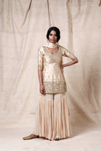 Load image into Gallery viewer, cream sharara  set - The Grand Trunk