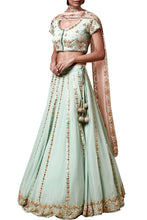 Load image into Gallery viewer, Mint  lengha set - The Grand Trunk