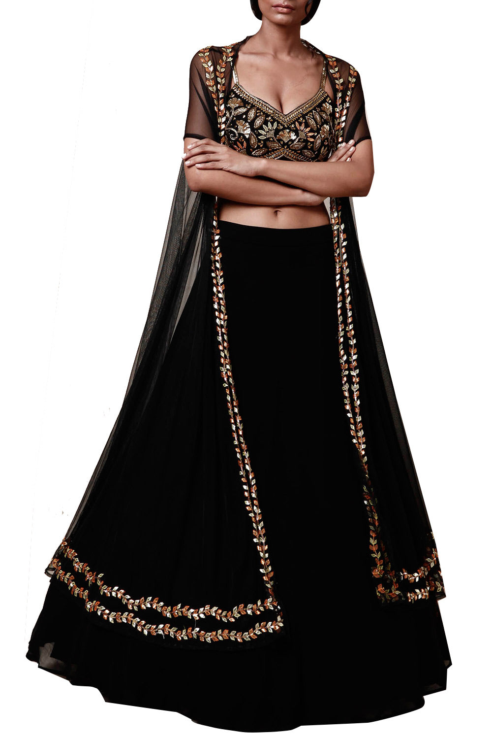 Black  cape set - The Grand Trunk