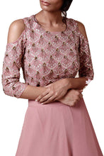 Load image into Gallery viewer, Onion pink  Crop top set - The Grand Trunk
