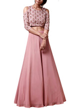 Load image into Gallery viewer, Onion pink  Crop top set - The Grand Trunk