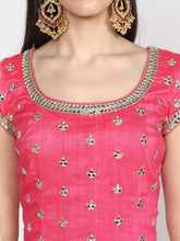 Load image into Gallery viewer, Abhinav Mishra  Pink And Yellow Sharara Set - The Grand Trunk