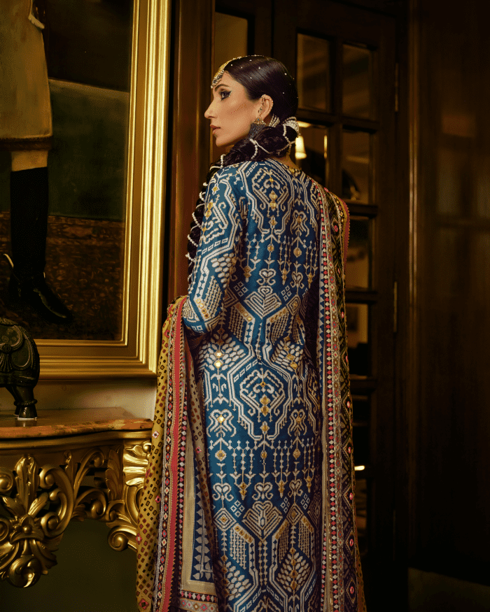 Mayyur Girotra - Blue kurta set - The Grand Trunk