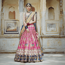 Load image into Gallery viewer, Mayyur Girotra - Hot Pink lehenga set - The Grand Trunk