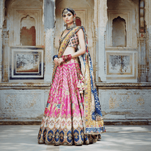 Load image into Gallery viewer, Mayyur Girotra - Hot Pink lehenga set - The Grand Trunk