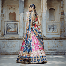 Load image into Gallery viewer, Mayyur Girotra - Hot Pink lehenga set - The Grand Trunk