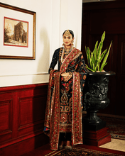 Load image into Gallery viewer, Mayyur Girotra - silk kurta coordinated with churidar dupatta set - The Grand Trunk
