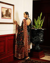 Load image into Gallery viewer, Mayyur Girotra - silk kurta coordinated with churidar dupatta set - The Grand Trunk