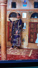 Load image into Gallery viewer, Mayyur Girotra- Navy Blue kurta churidar set - The Grand Trunk