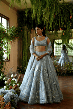 Load image into Gallery viewer, Renu Tandon - Aqua Lehenga Set - The Grand Trunk