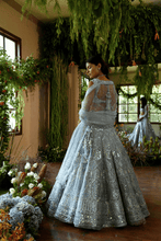 Load image into Gallery viewer, Renu Tandon - Aqua Lehenga Set - The Grand Trunk