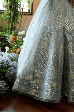 Load image into Gallery viewer, Renu Tandon - Aqua Lehenga Set - The Grand Trunk